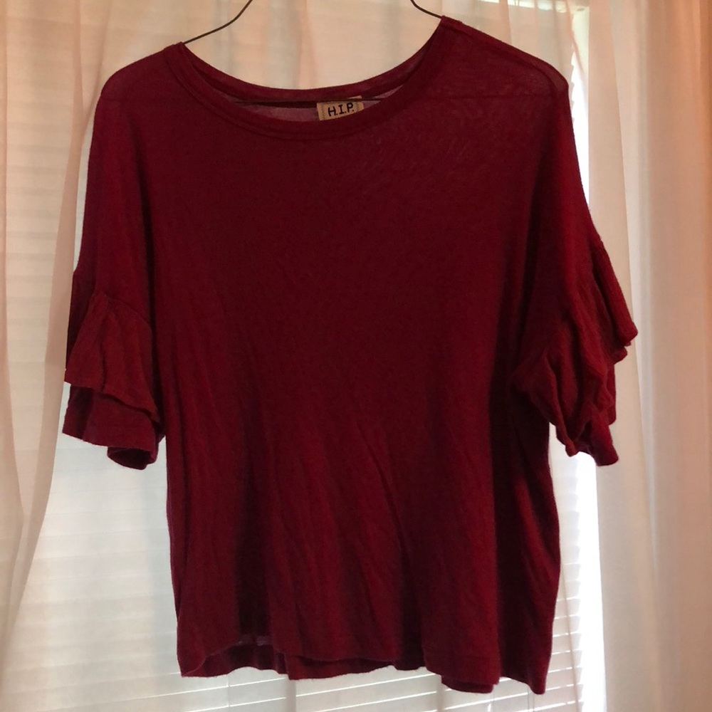 Womens H.I.P shirt with flared sleeeves